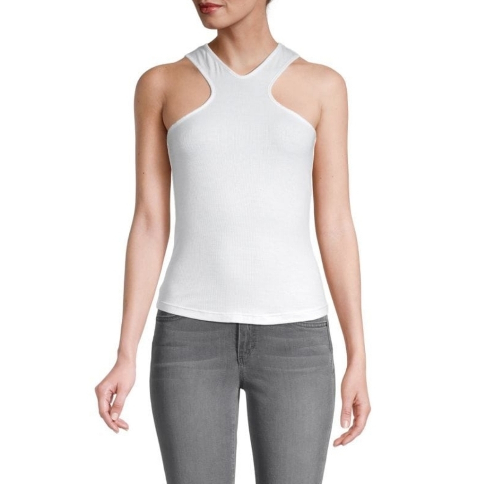 BCBGMAXAZRIA Ribbed Tank Top